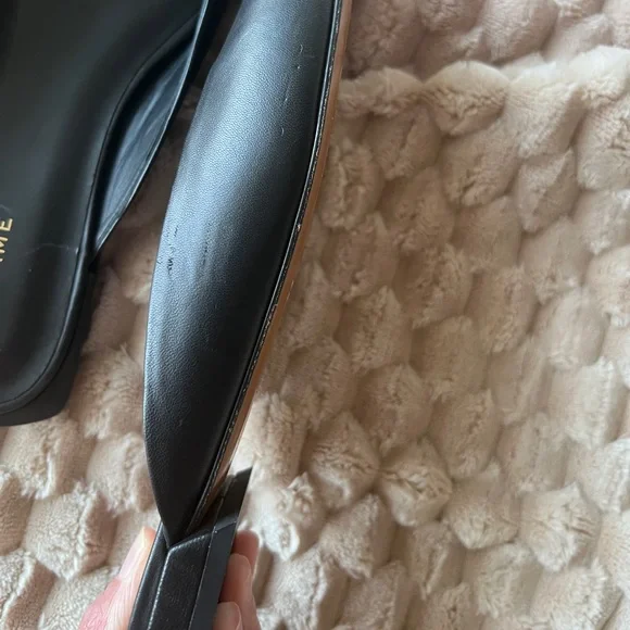 FRAME Black Leather Le Town Mules - Picture 5 of 13